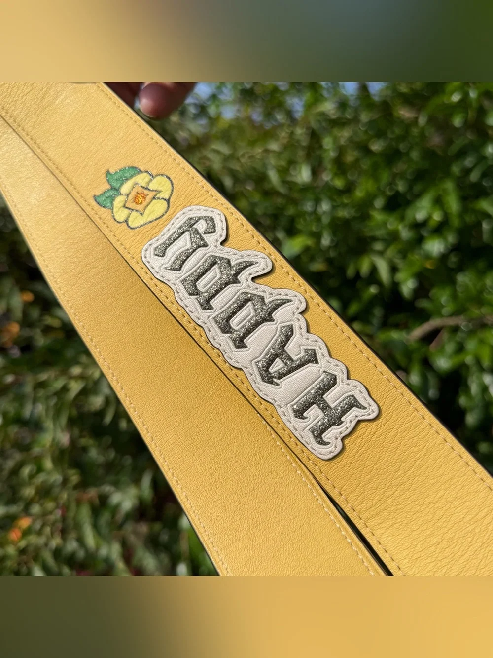 Disney X Coach Happy Strap 32800 – A Dark Fairy Tale – Yellow Leather